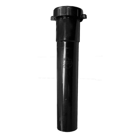 Jones Stephens 1-1/2in. x 8in. Black Plastic Slip Joint Extension Tube P39021